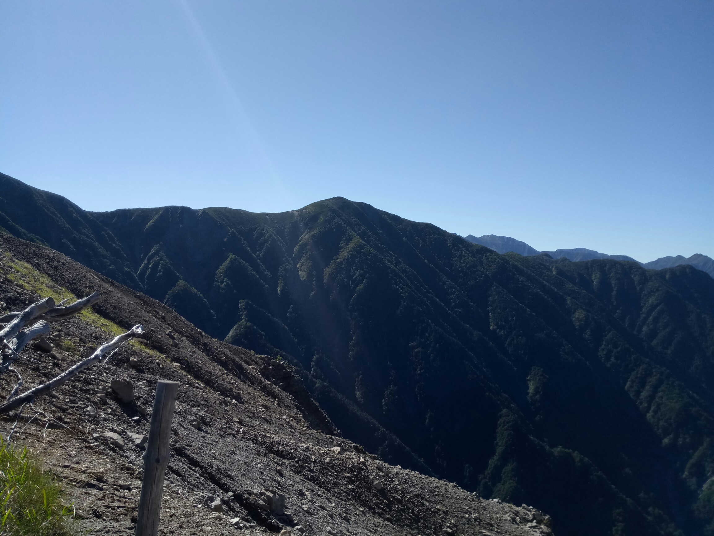 リベンジ大成功 烏帽子岳 小河内岳 19 09 15 もすさんの塩見岳 権右衛門山 蝙蝠岳の活動日記 Yamap ヤマップ