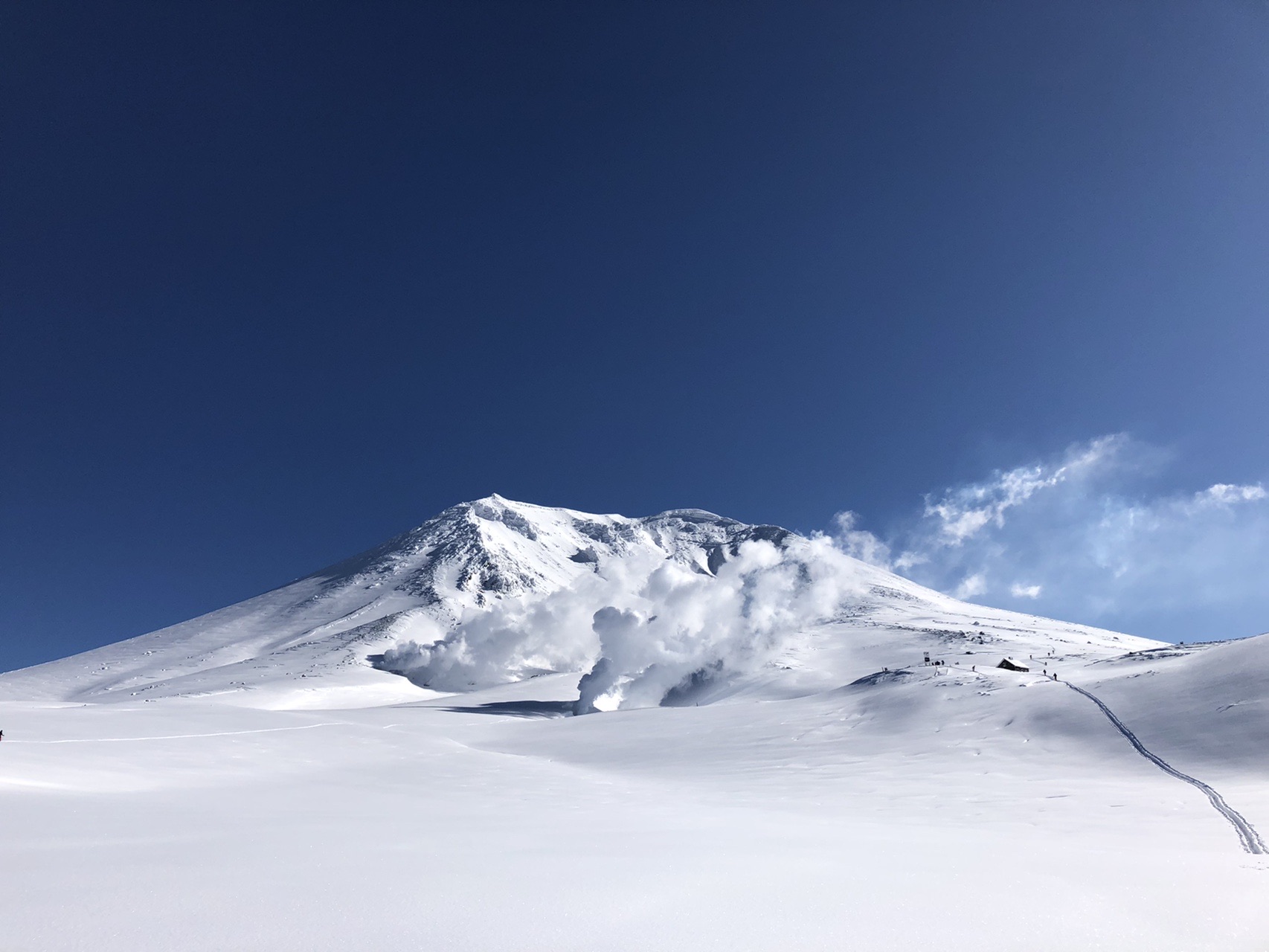 冬の旭岳 2020 02 25 Mikakoさんの大雪山系 旭岳 トムラウシの活動データ Yamap ヤマップ