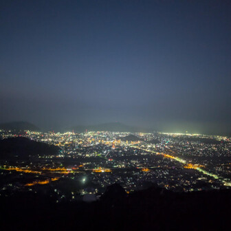 この時間はぎり夜景が楽しめる🌃