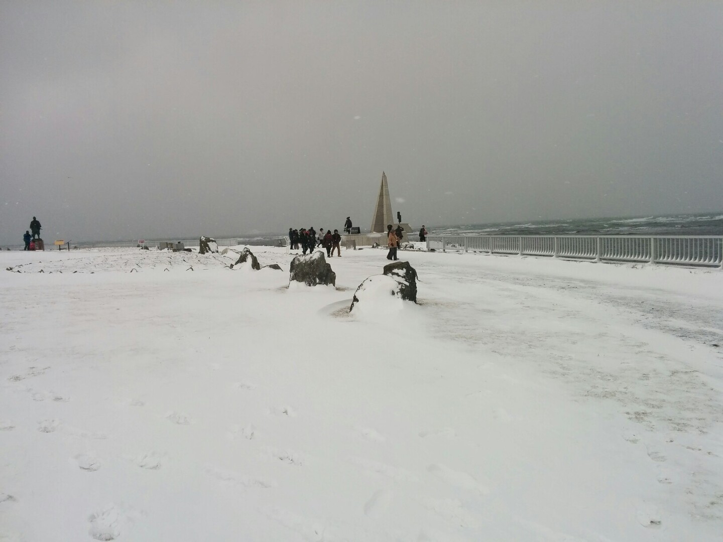 北海道 3日目 吹雪の宗谷岬 知床 Satさんの稚内市の活動日記 Yamap ヤマップ