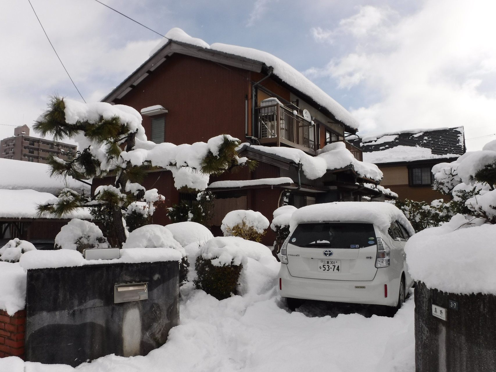 四日市は雪国 ２１年ぶりの大雪 まのちゃんさんの四日市市の活動データ Yamap ヤマップ