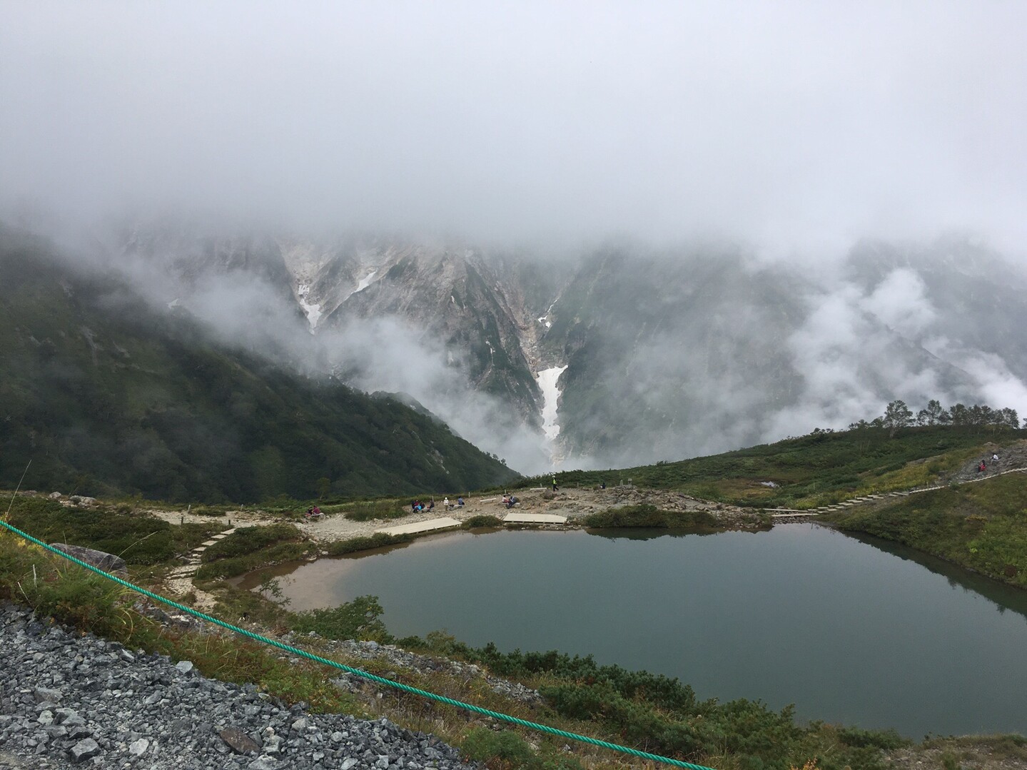 またしても ガスの八方池 ケロヨンさんの鹿島槍ヶ岳 五竜岳 五龍岳 唐松岳の活動日記 Yamap ヤマップ