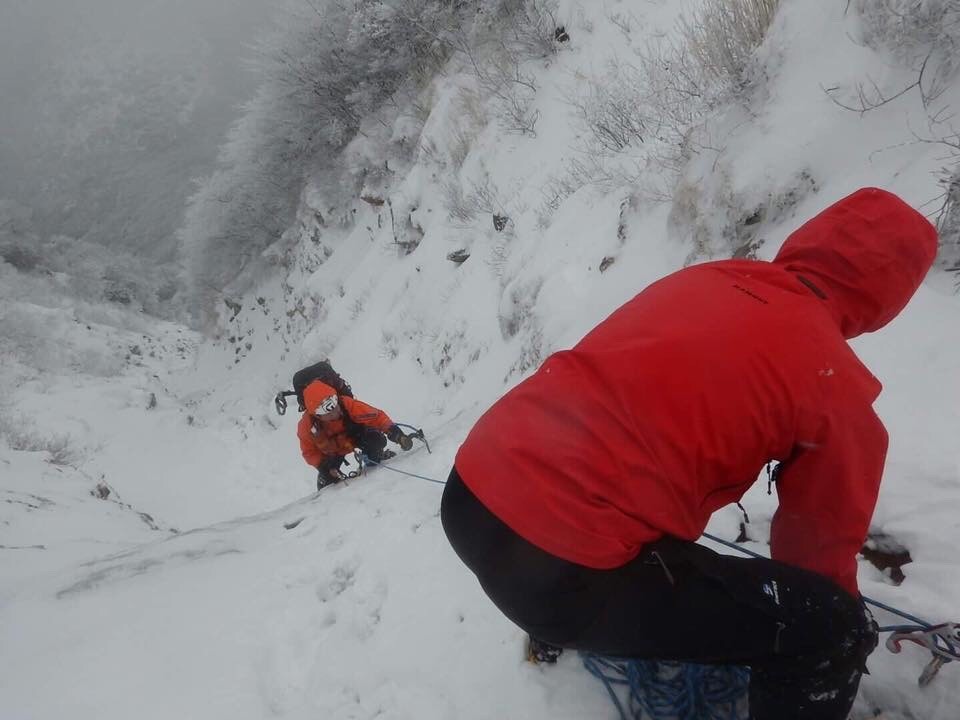17 2 11 三俣山本峰ダイレクトルンゼ しげちゃんさんの九重山 久住山 大船山 星生山の活動日記 Yamap ヤマップ