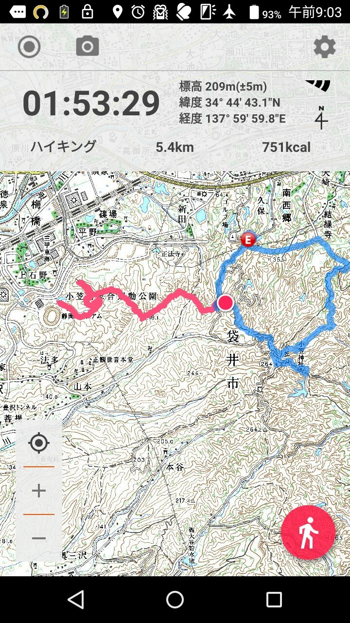 エコパからの小笠山 チューシャンさんの小笠山の活動データ Yamap ヤマップ