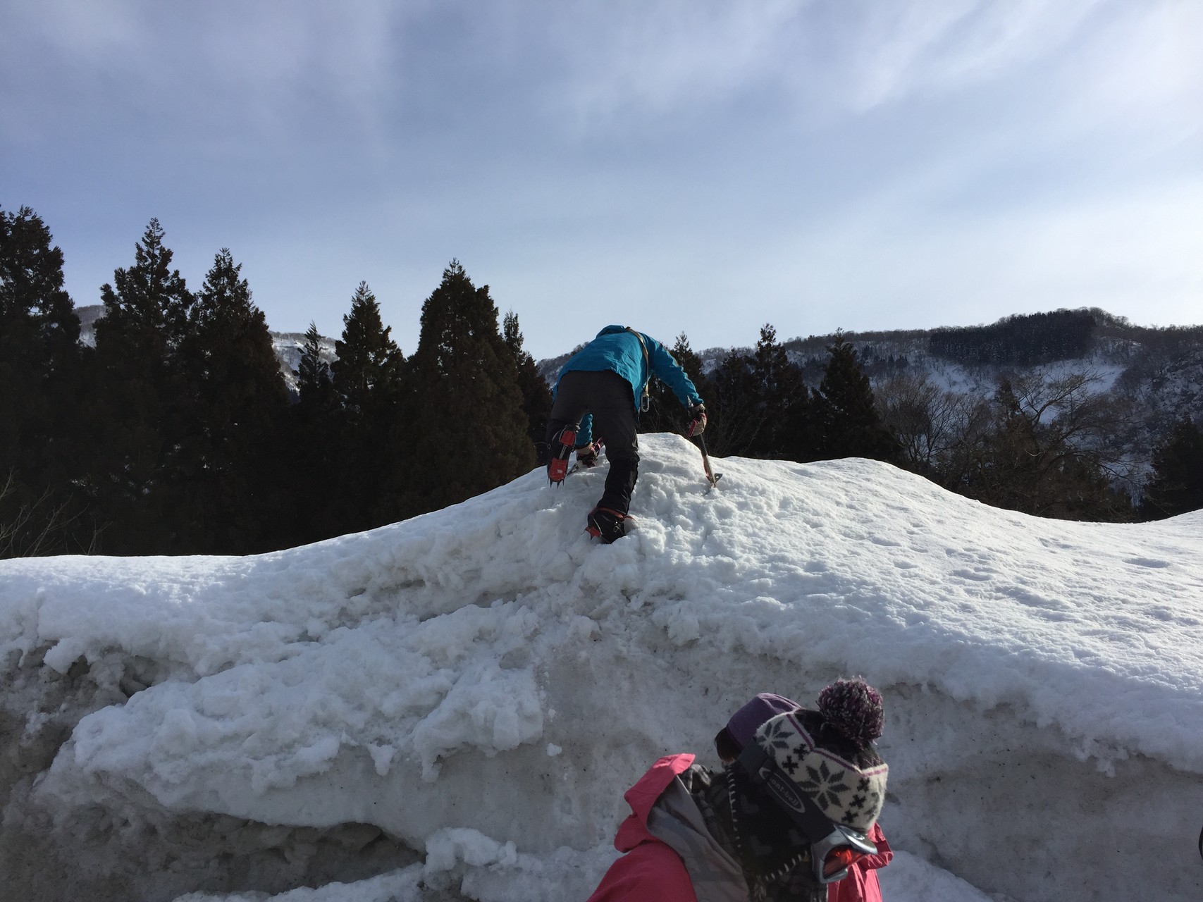 初アイゼン 初ピッケル 旧瀬女 一里野 Yng Toposさんの大倉岳 石川県 蓮如山の活動日記 Yamap ヤマップ