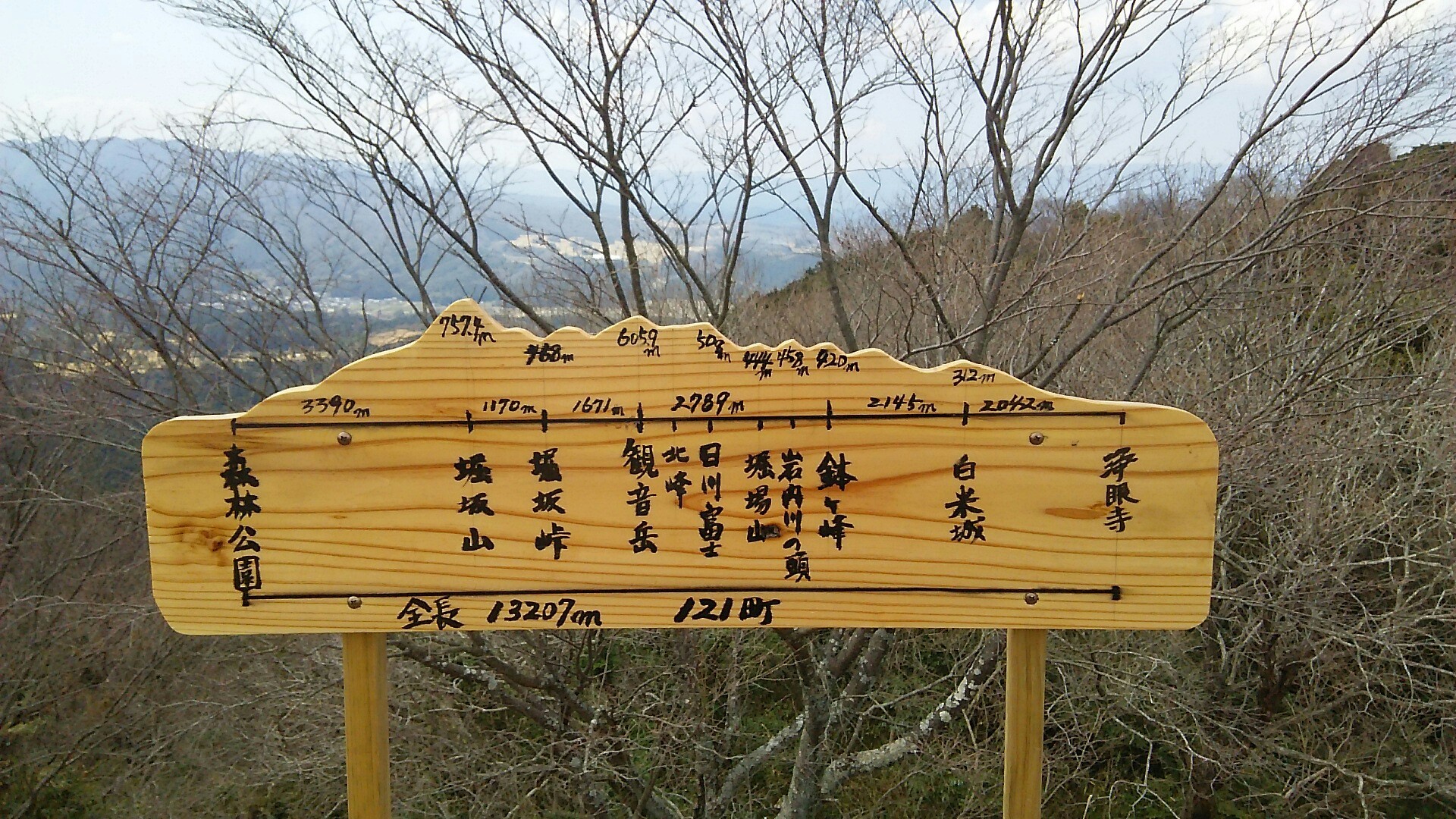 枡形山 312 3m 白米城跡 浄眼寺 大阿坂ｺｰｽ さとちゃんさんの堀坂山 観音山 桝形山 白米城 の活動データ Yamap ヤマップ