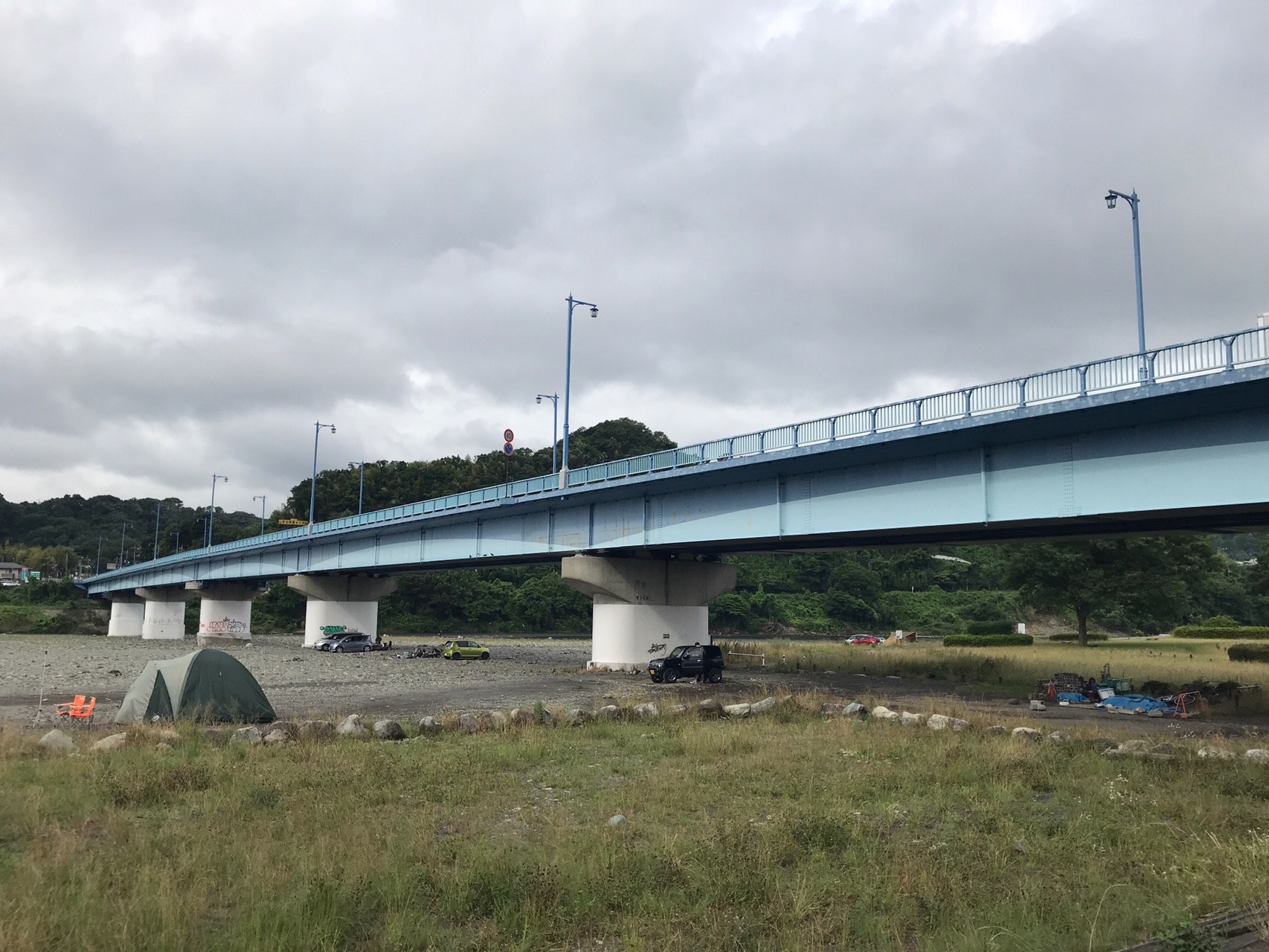 相模川 高田橋 散策 06 21 ちゃうさんのさがみ風っ子トレイルランニングの活動データ Yamap ヤマップ