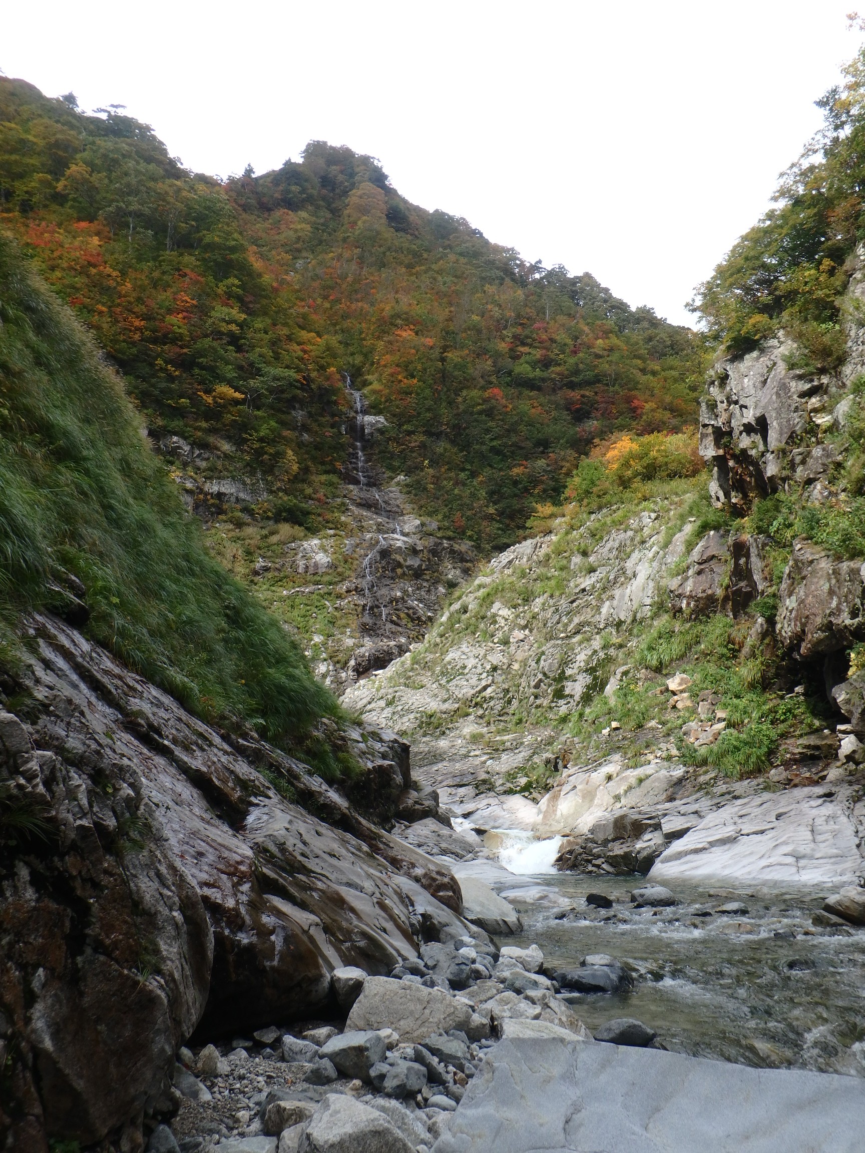 朝日連峰水源の沢
