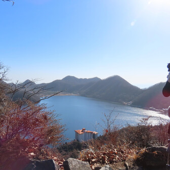 うわー❗️これから行く山々と、