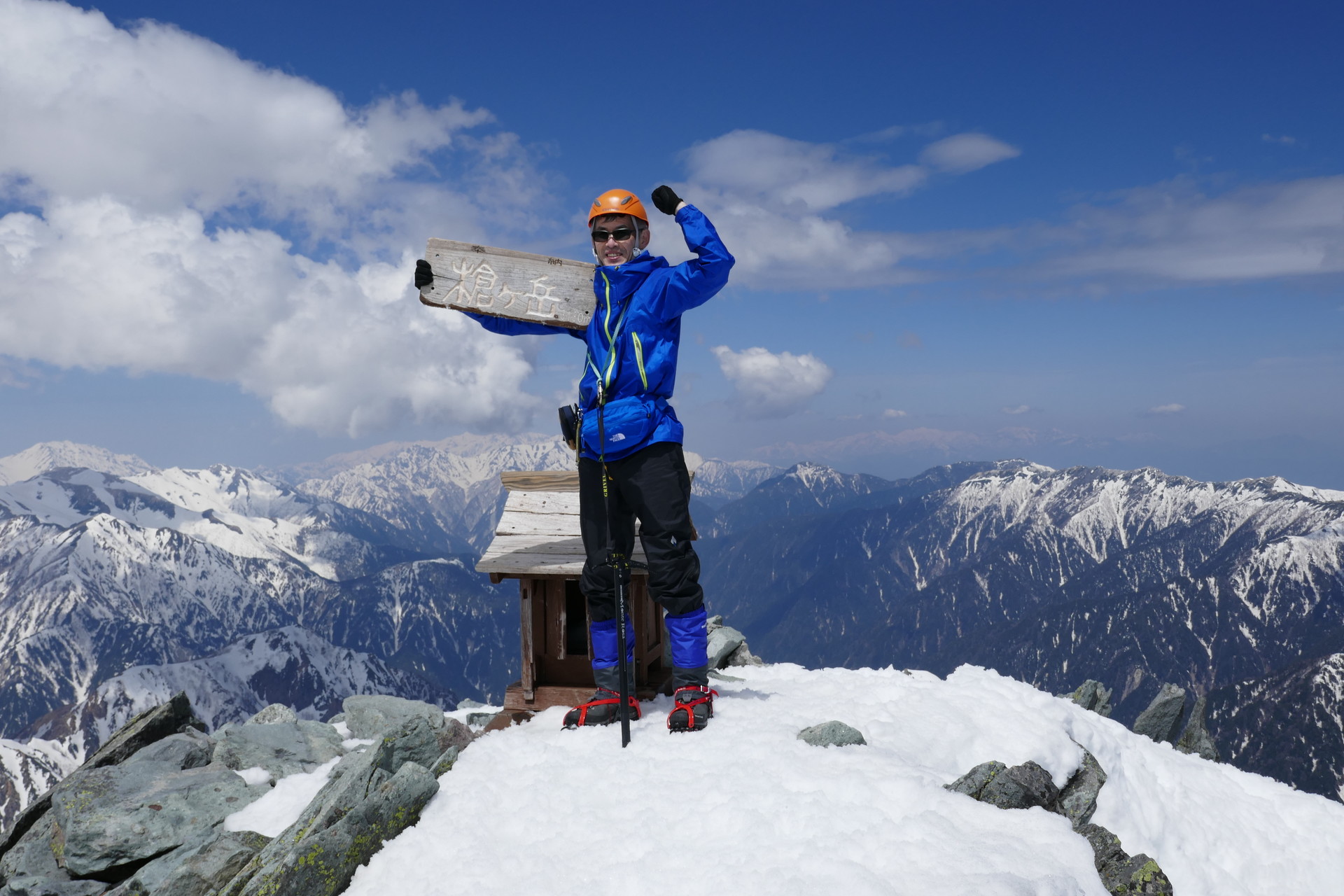 槍ヶ岳 長野県 岐阜県 冬の人さんの槍ヶ岳 穂高岳 上高地の活動データ Yamap ヤマップ