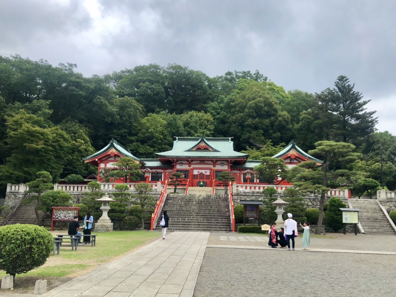 両崖山・仙人ヶ岳・石尊山 綺麗な神社です