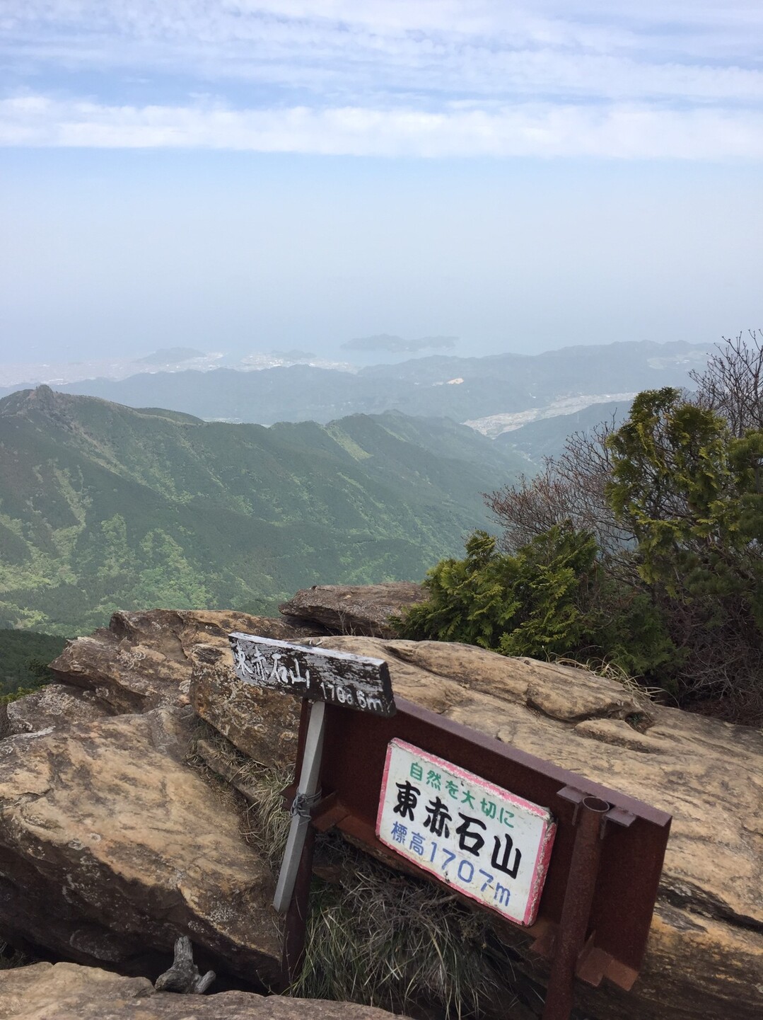 東赤石山 八巻山 縦走登山 狸と遭遇 Igaさんの笹ヶ峰 寒風山 平家平の活動データ Yamap ヤマップ