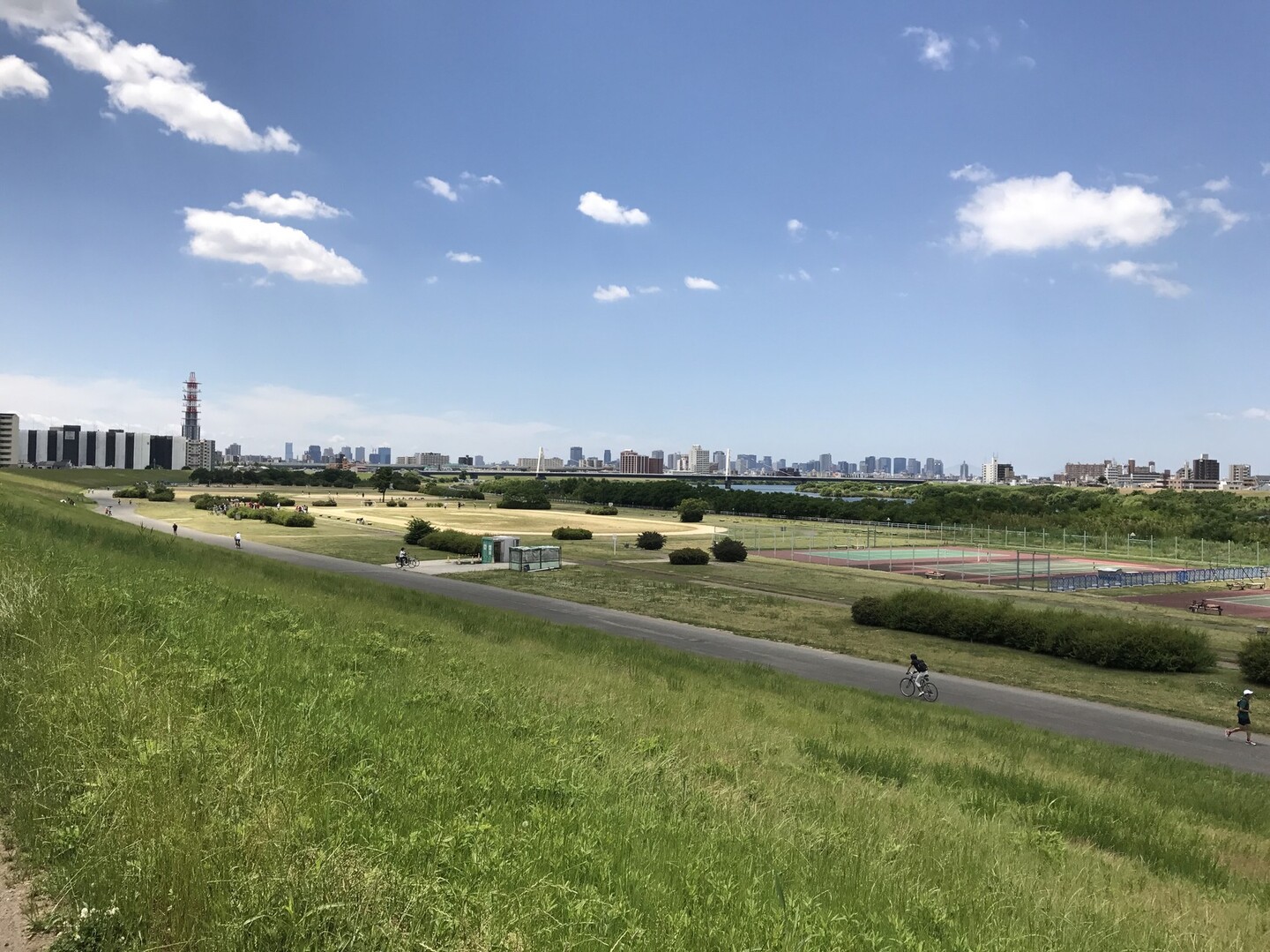 城北運河沿い 大川沿い 淀川堤防沿い 鳥飼大橋 往復 Orenoyamaarukiさんの大阪市の活動データ Yamap ヤマップ