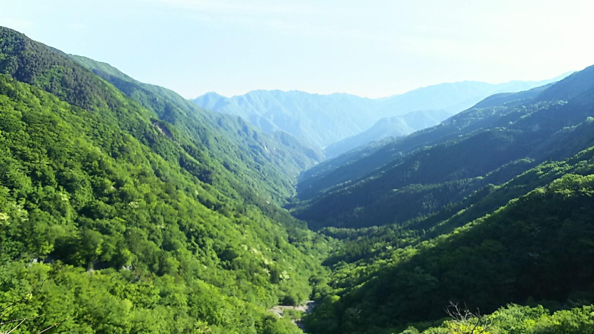青崩の頭からのv字谷 たかさんの熊伏山 観音山の活動日記 Yamap ヤマップ