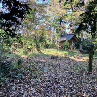 神社裏に繋がる裏道がおすすめです