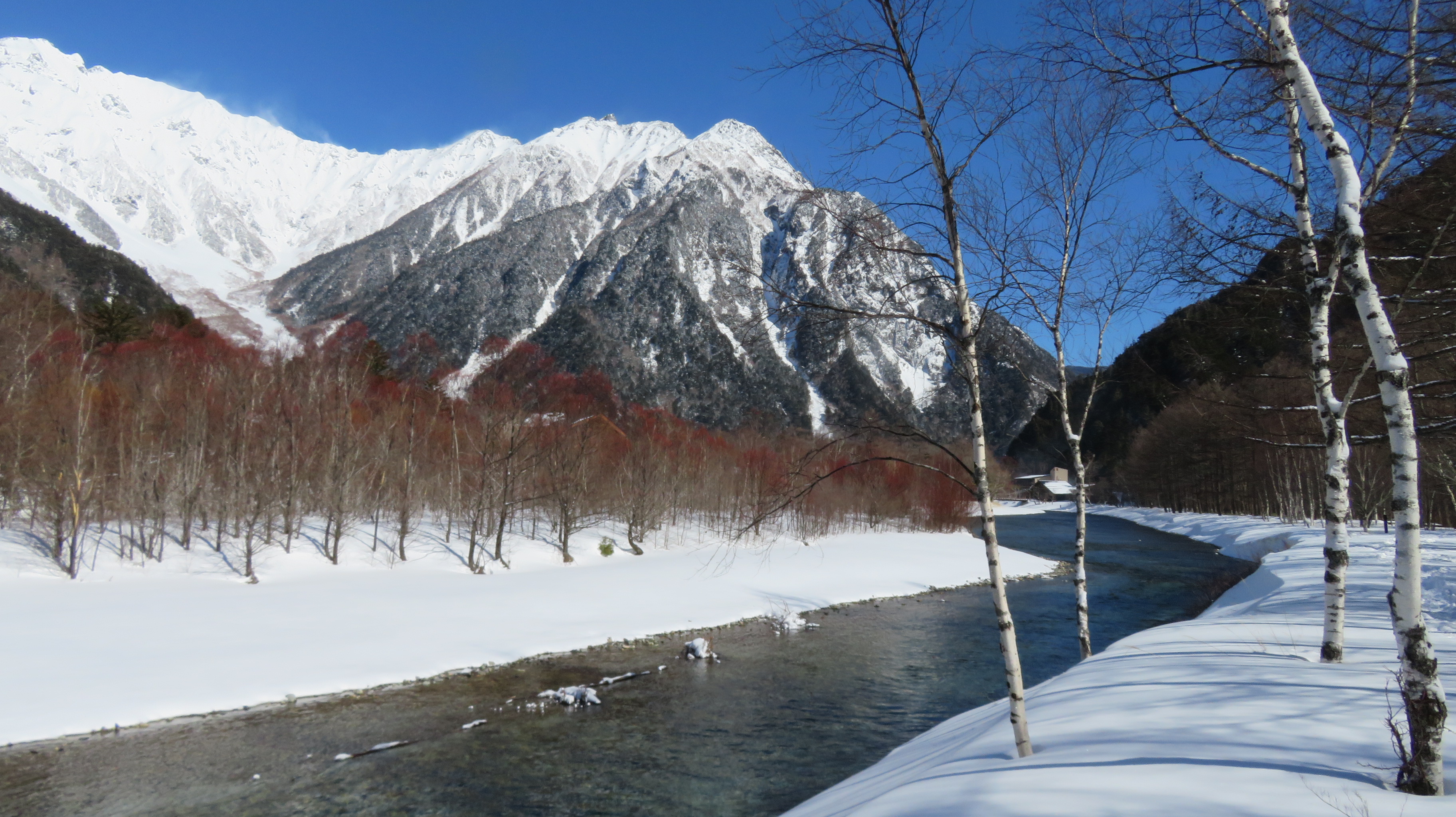 冬の神降地は楽猿でした 上高地 02 11 Manoさんの槍ヶ岳 穂高岳 上高地の活動日記 Yamap ヤマップ
