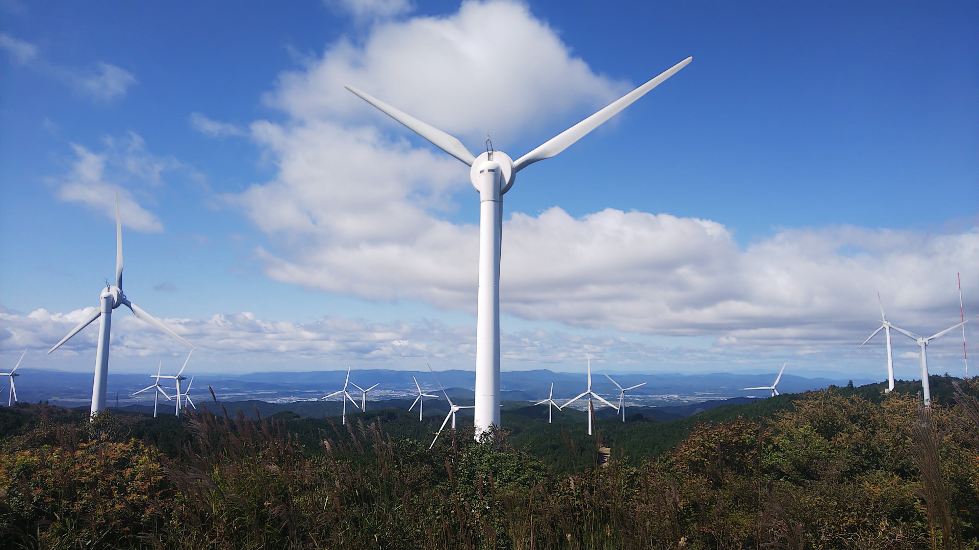 青山高原三角点～笠取山～航空自衛隊笠取山分屯基地【青山高原 