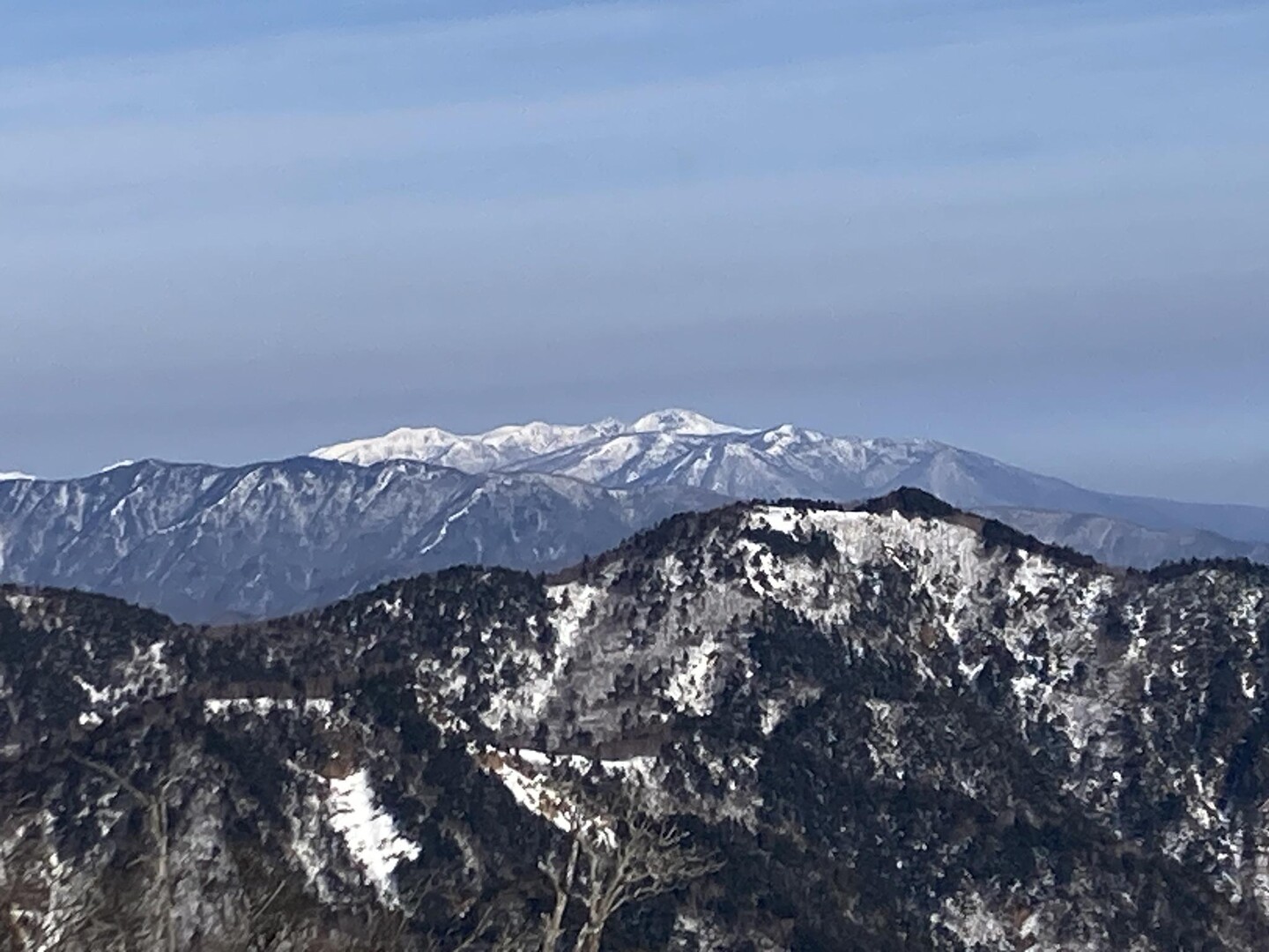 雪遊び In 鶏頂山 高原山 釈迦ヶ岳 鶏頂山の写真26枚目 那須岳 スゴク天気良さそう Yamap ヤマップ