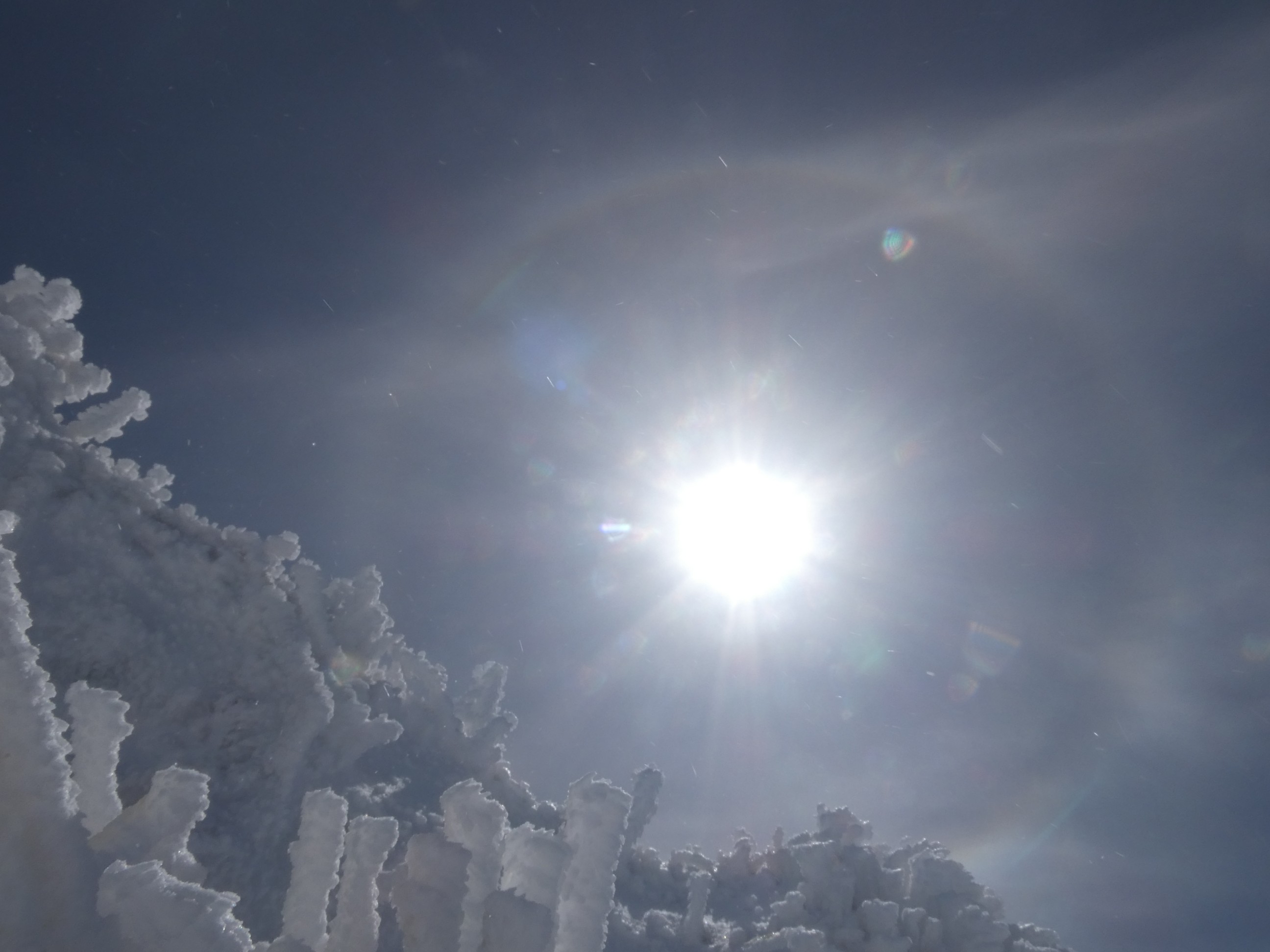 太陽の光の輪 ハロ が輝く谷川岳 タッチさんの谷川岳 七ツ小屋山 大源太山の活動データ Yamap ヤマップ