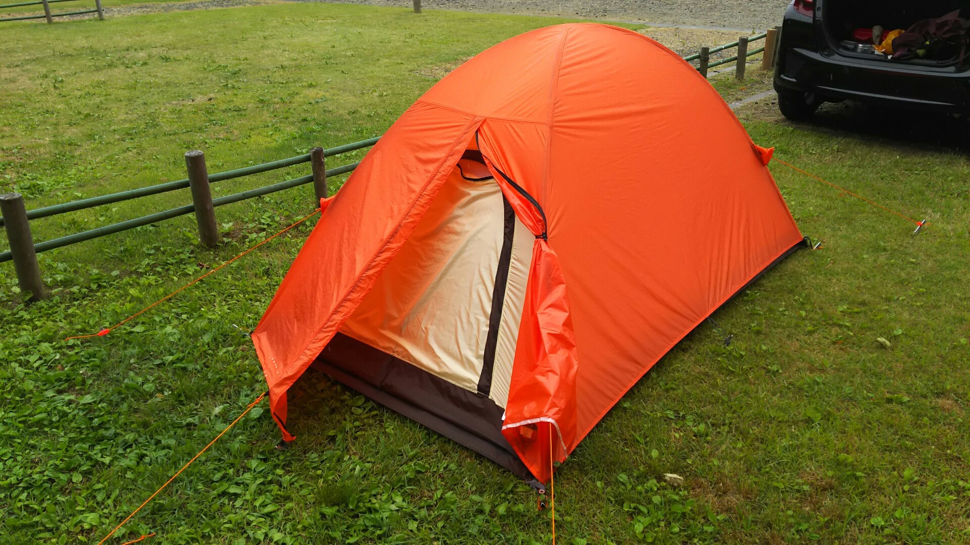 オートキャンプ場でテントの練習 ボッチ登山家tさんの長岡市 中央エリアの活動日記 Yamap ヤマップ