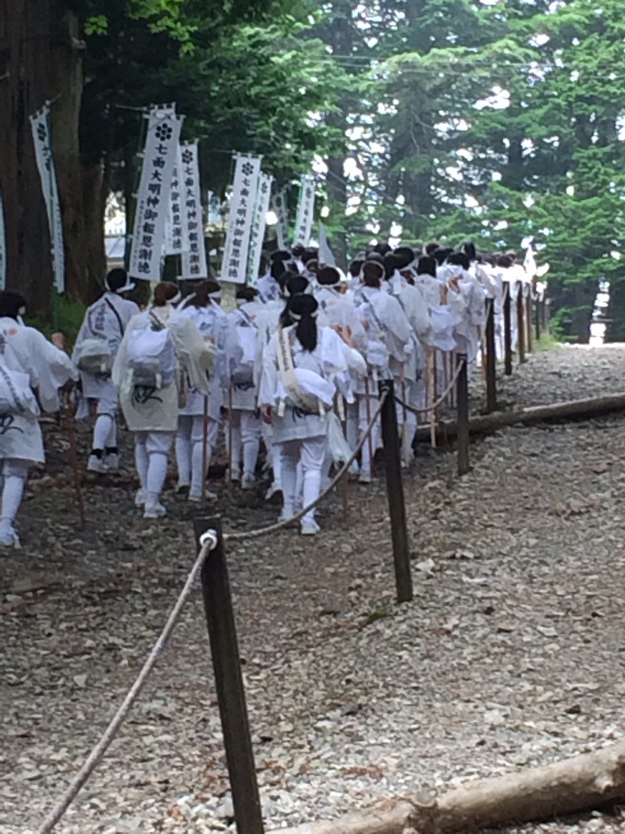 七面山 敬慎院までの登拝 ゞ