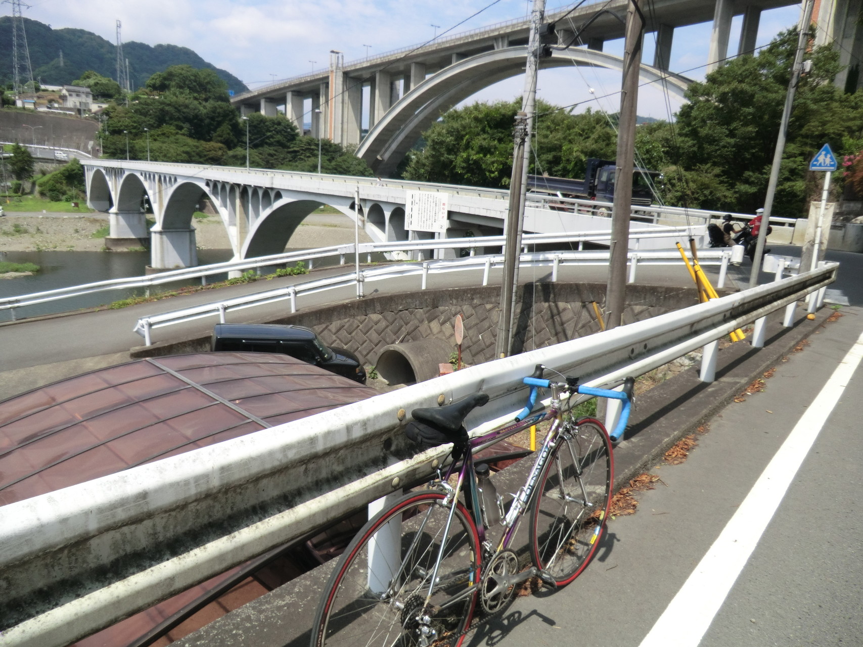 20170722小倉橋・県道511号（相模川右岸）・国道246号線・県道51号・46 