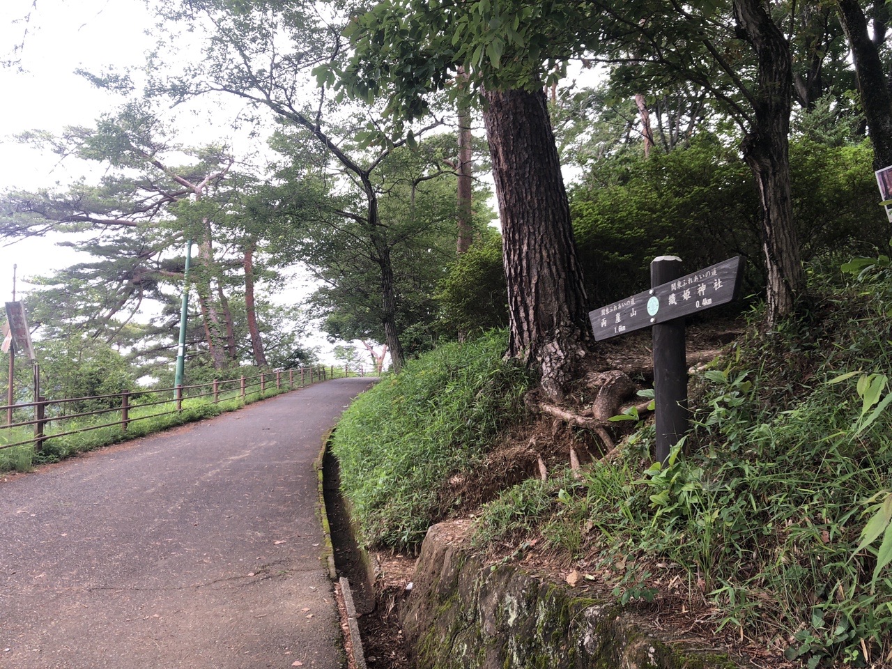 両崖山・仙人ヶ岳・石尊山 右に入ります