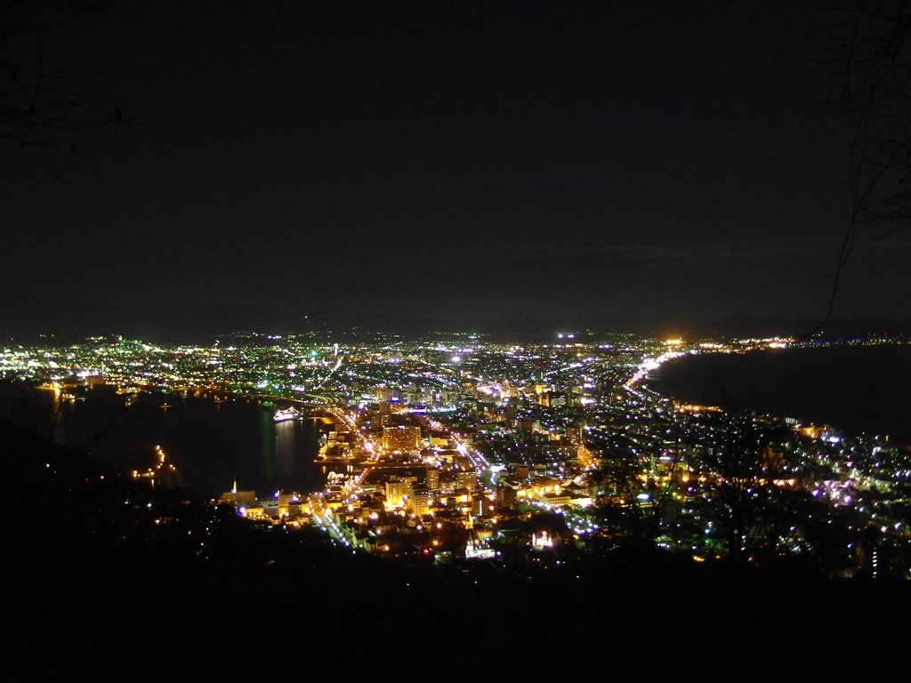 函館山 夜景と要塞跡とカラス Takemaruさんの函館市の活動データ Yamap ヤマップ