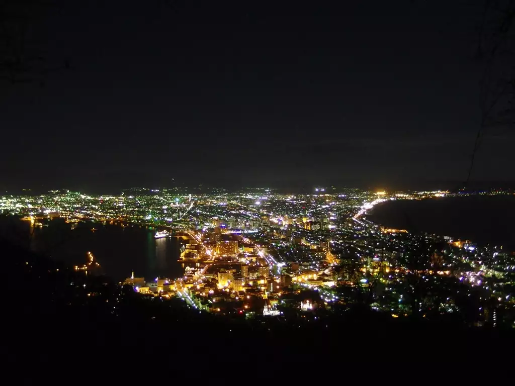 函館山 夜景と要塞跡とカラス Takemaruさんの函館市の活動データ Yamap ヤマップ