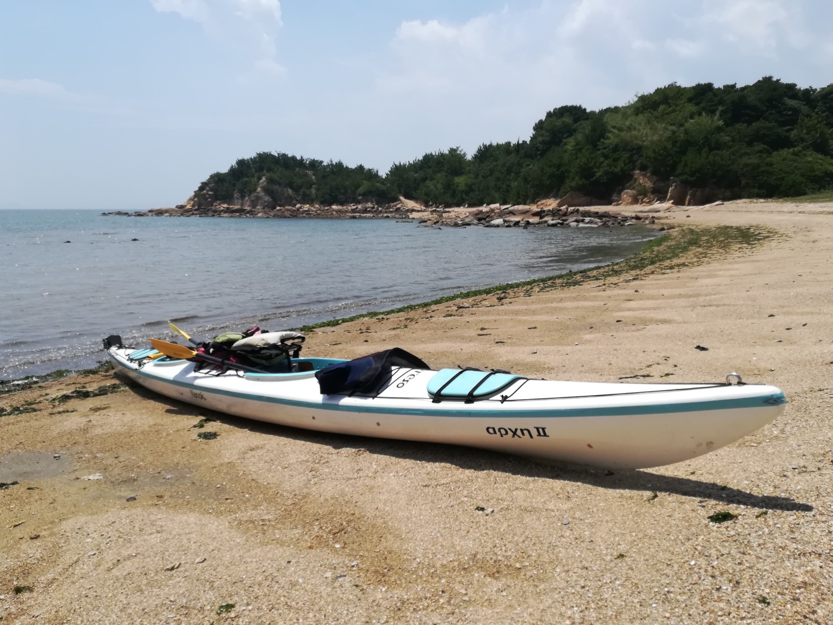 砂浜に