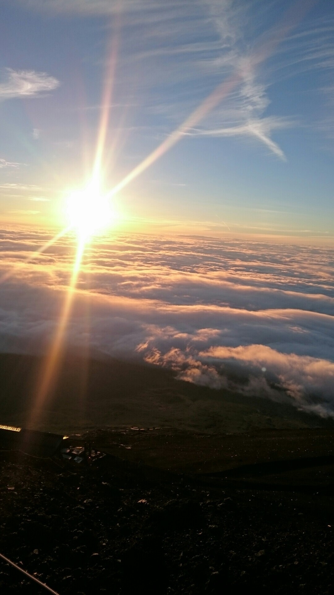 ドライナミック 世界遺産でご来光 富士山 標高 3776 12ｍ 吉田ルート 鎌岩館 Ku ちゃんさんの富士山の活動データ Yamap ヤマップ