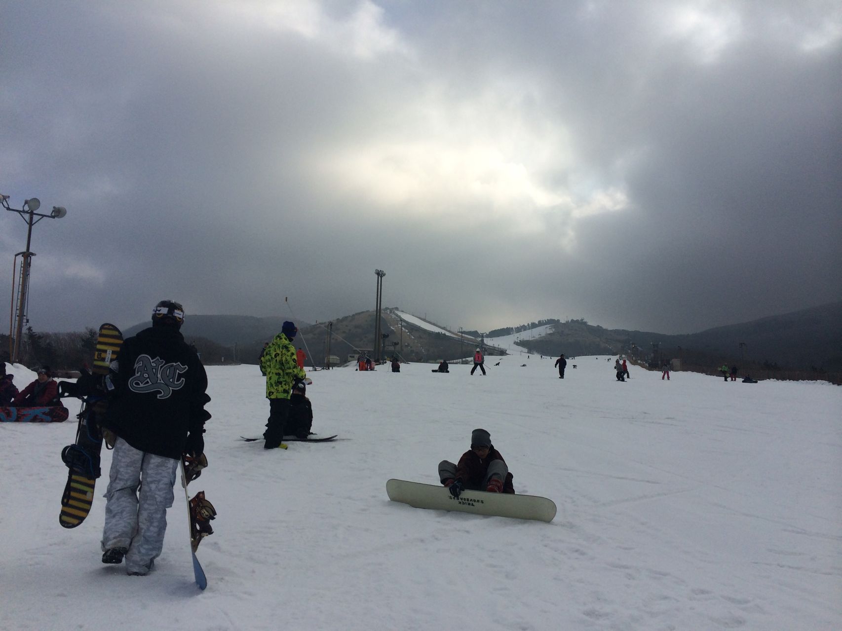 おしり痛いよ スノボ練習 Marikoさんの涌蓋山 猟師山の活動データ Yamap ヤマップ