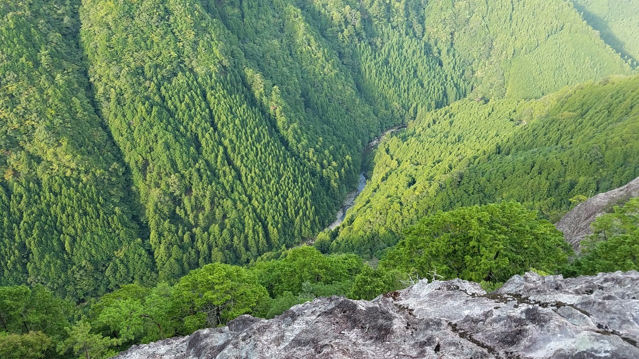 早朝 パワースポットの大丹倉へ あきさんの熊野川その1 小森ダム 三和大橋 の活動データ Yamap ヤマップ