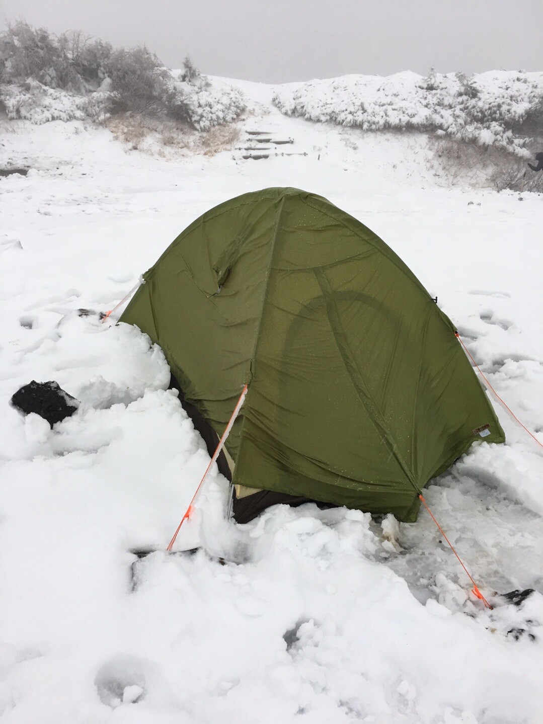 蝶ヶ岳 大雪の初テント泊 19 10 21 Starさんの常念岳 大天井岳 燕岳の活動日記 Yamap ヤマップ