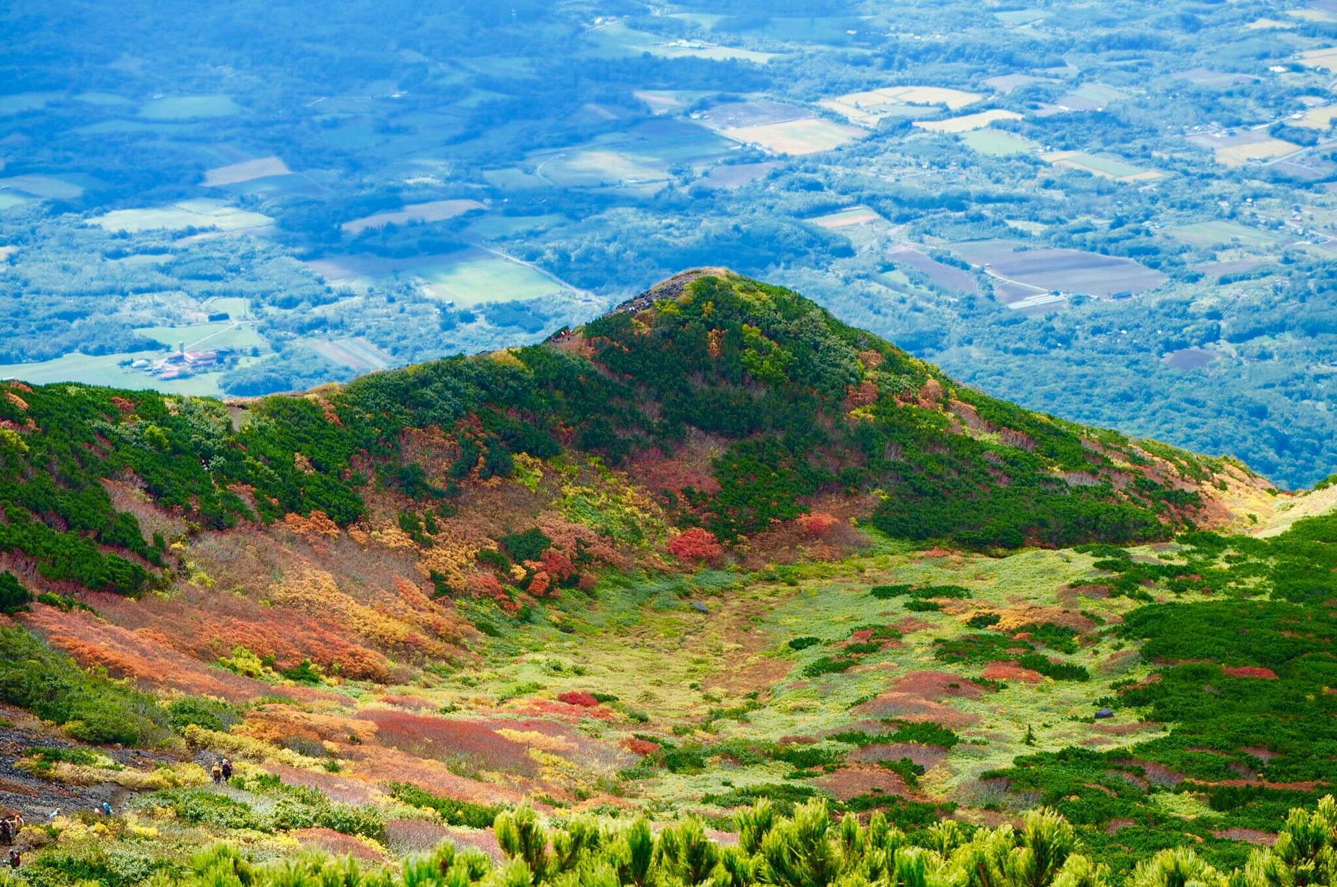 初 紅葉の羊蹄山 真狩より 36 さむしんさんの羊蹄山 蝦夷富士 の活動データ Yamap ヤマップ