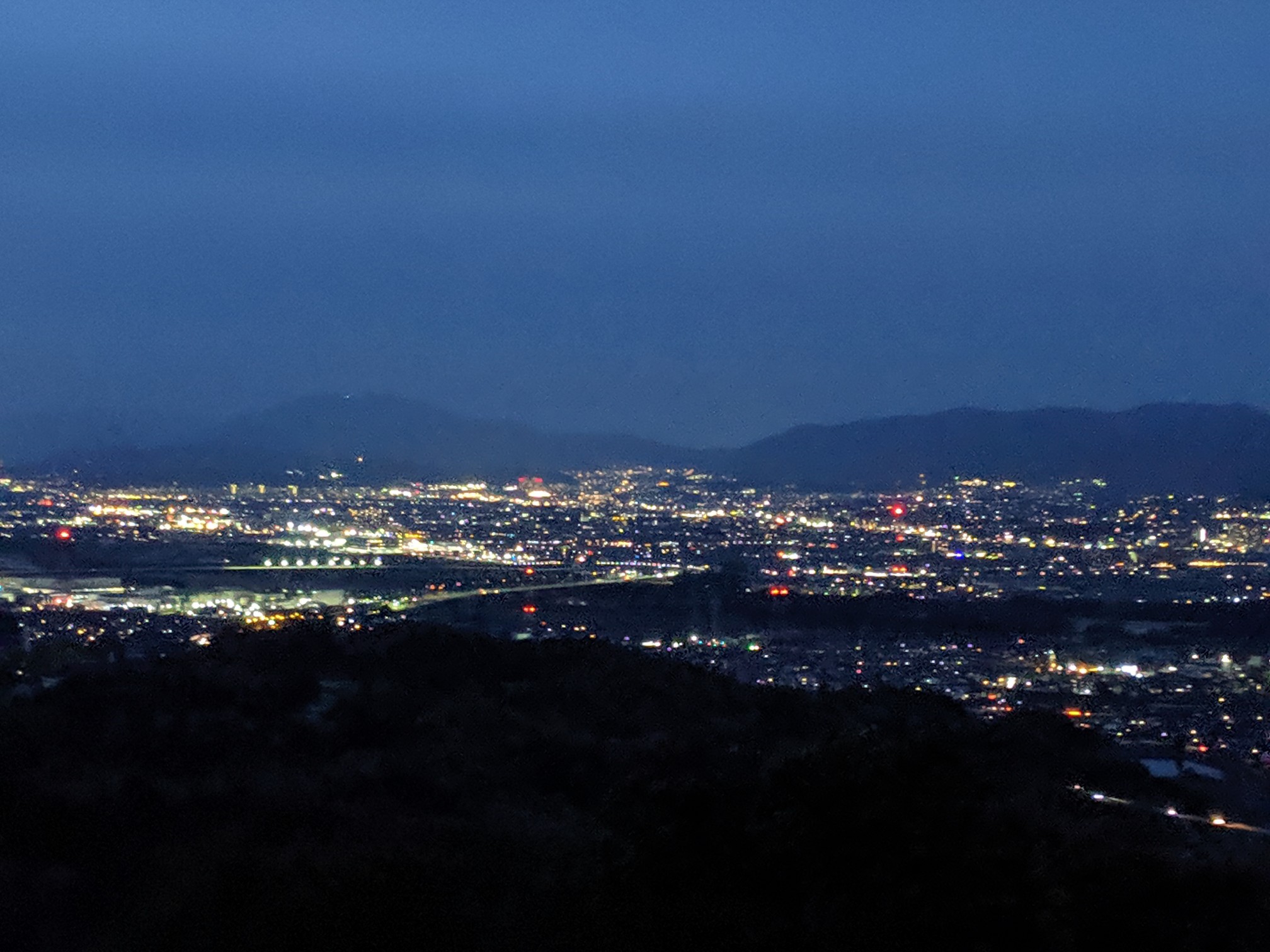 京都の夜景 一望できます 甘南備山 まる999 さんの交野山 国見山の活動データ Yamap ヤマップ