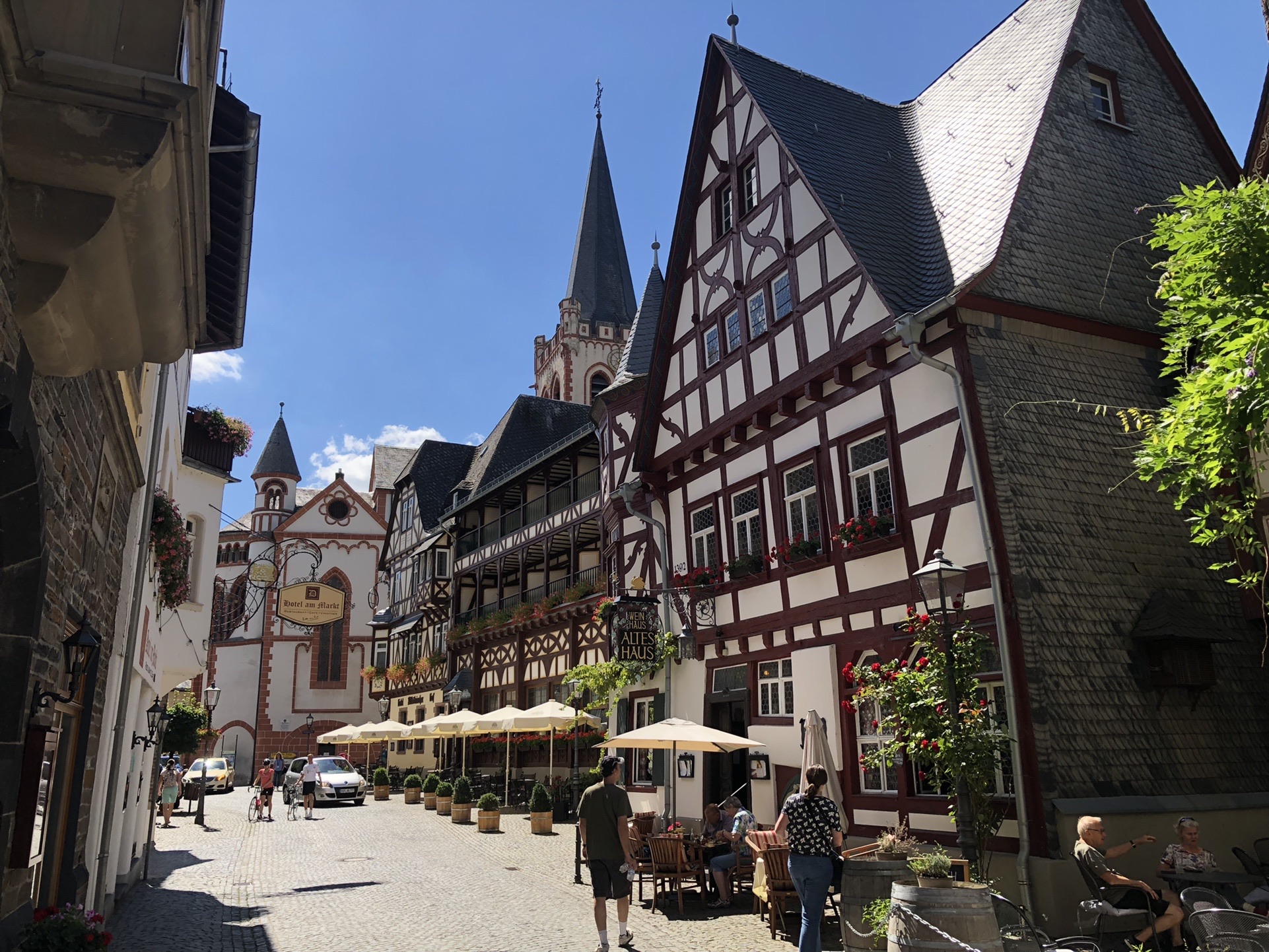 ドイツ散歩2 バッハラッハ Bacharach / ペンさんのウォーキングの活動データ YAMAP / ヤマップ