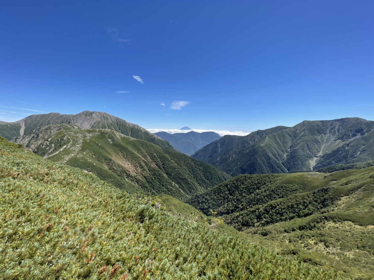 光岳 上河内岳 聖岳 赤石岳 悪沢岳 みやっちさんの聖岳 大沢岳 光岳の活動データ Yamap ヤマップ
