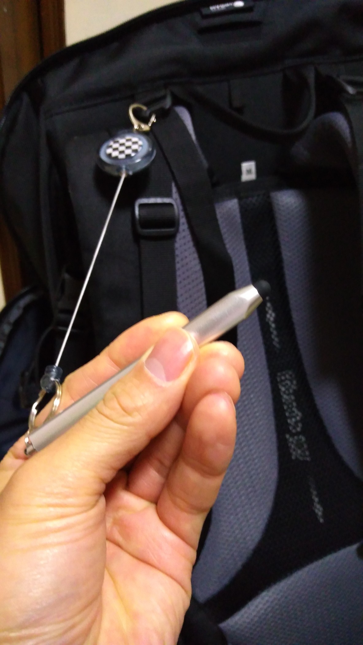 100均で購入した スマホタッチペン と ミッチー さんのモーメント Yamap ヤマップ