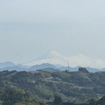 千葉山・白岩寺山 見えた！