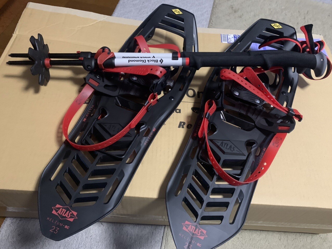 ATLAS アトラス HELIUM-BC ヘリウム ある BC 23 スノーシュー