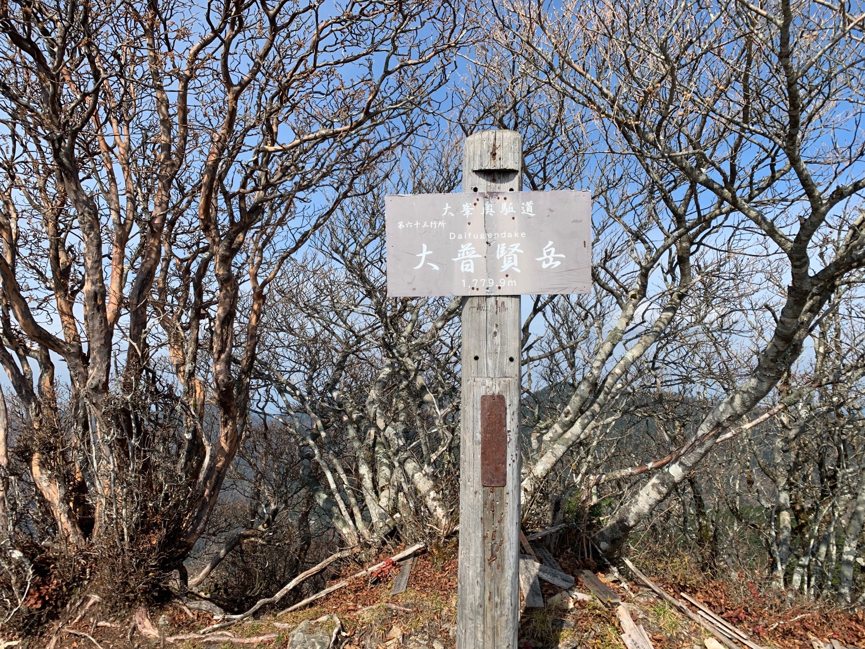 和佐又山 七曜岳 国見岳 弥勒岳 明王ヶ岳 大普賢岳 小普賢岳 日本岳 よーちゃんさんの大普賢岳 山上ヶ岳 稲村ヶ岳の活動データ Yamap ヤマップ