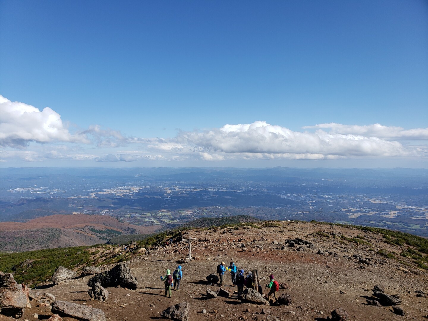 この上がほんとの空です 安達太良山 薬師岳 もじゃさんさんの安達太良山 箕輪山 鬼面山の活動データ Yamap ヤマップ