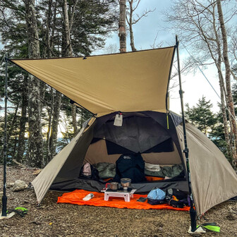 雲取山・鷹ノ巣山・七ツ石山  NINJA TENT山で使うと浮くようです