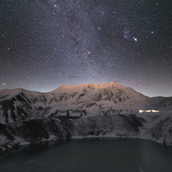 立山・雄山・浄土山 昇る冬の天の川🌌・みくりが池