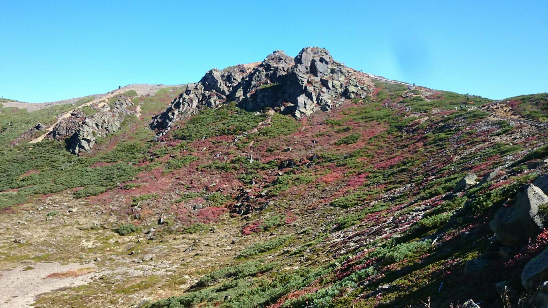草津白根山(白根火山BS-湯釜展望台-弓池-逢ノ峰-本白根山展望所-鏡池-白根火山ロープウェイ山頂駅)