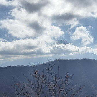 雲に隠れていた富士山が顔出してくれました😆