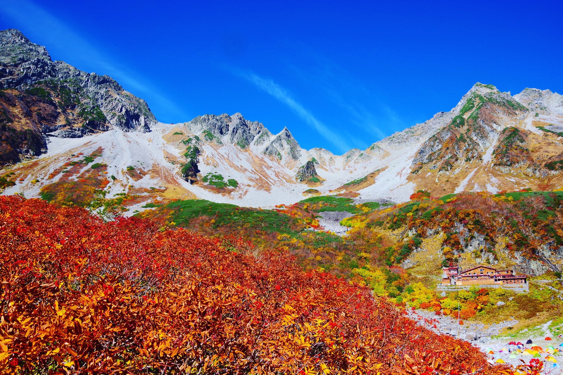 天空のテント村 涸沢 紅葉 北穂のオマケ付き まこっちゃんさんの槍ヶ岳 穂高岳 上高地の活動データ Yamap ヤマップ