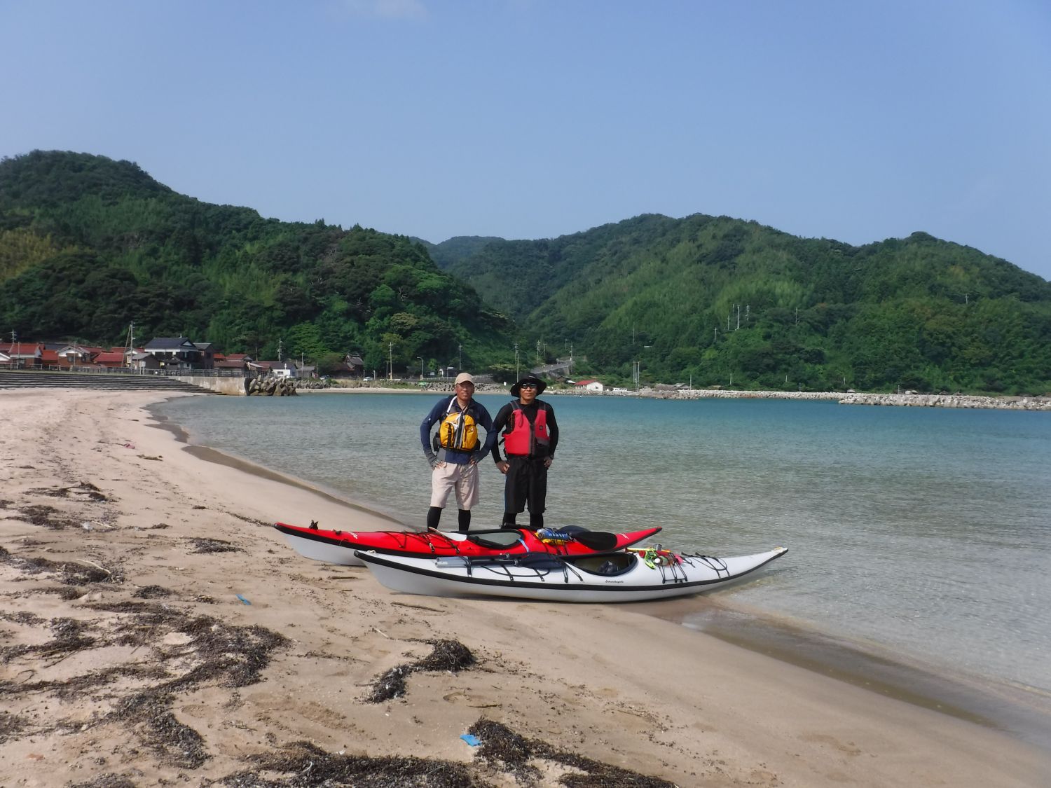 ぶらカヤック 島根半島ツーリング1日目 野波 桂島 ハマｋｂｔさんの島根半島の活動日記 Yamap ヤマップ