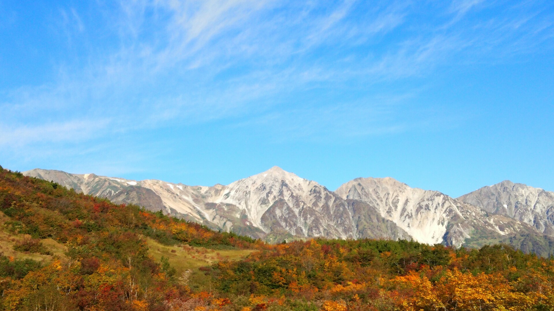 最高の紅葉日和に山へ 八方尾根 白馬村 ちゅーさんの白馬八方尾根スキー場の活動データ Yamap ヤマップ